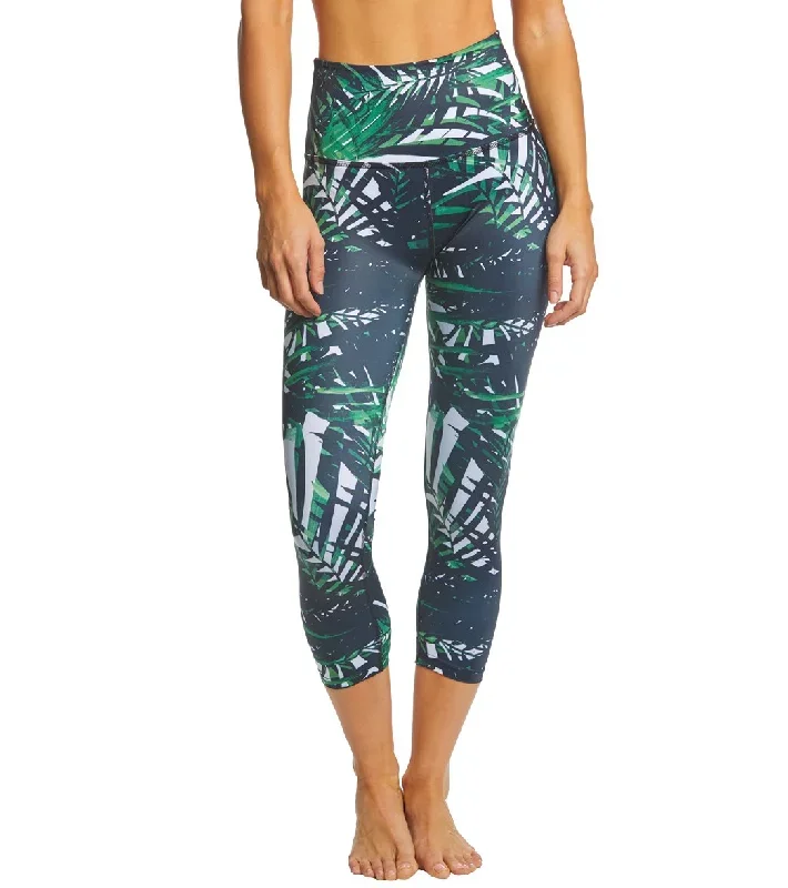 Beyond Yoga High Waist Yoga Capris Havana Nights