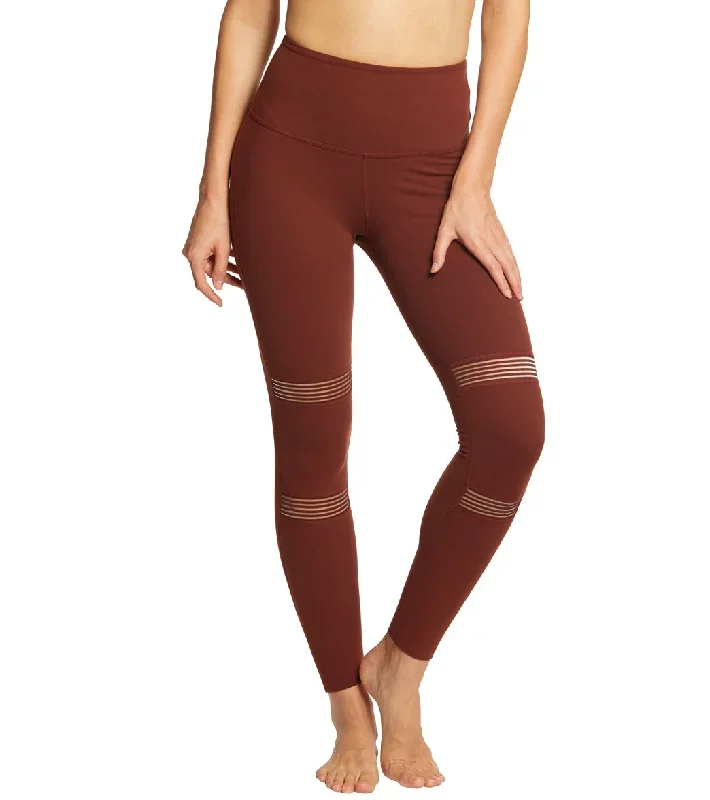 Beyond Yoga Mirage High Waisted 7/8 Yoga Leggings Red Rock