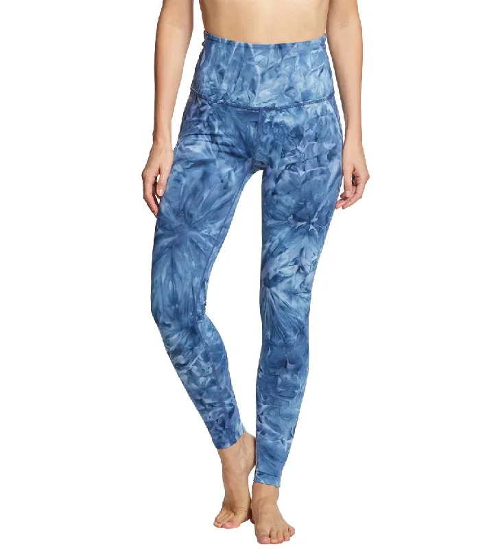 Beyond Yoga Smokeshow Wave High Waisted Yoga Leggings Outlaw Navy Smoke