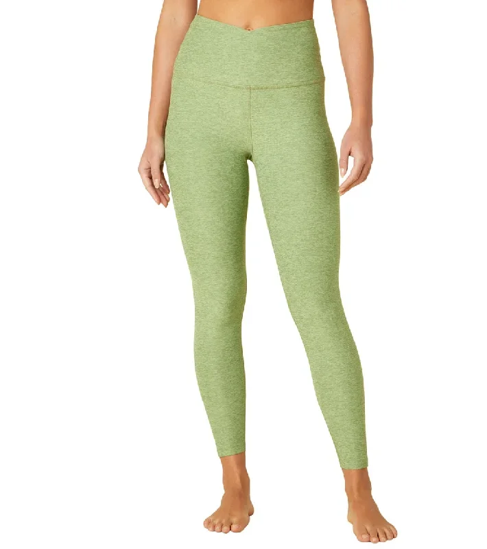 Beyond Yoga Spacedye At Your Leisure High Waisted 7/8 Yoga Leggings Rosemary Heather