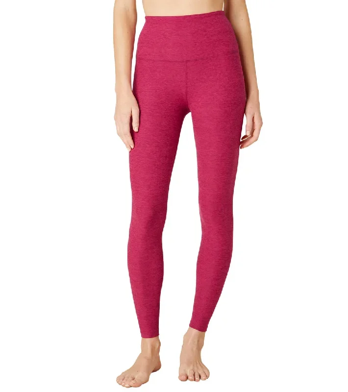 Beyond Yoga Spacedye High Waisted Caught In The Midi 7/8 Yoga Leggings Dragonfruit-Sangria