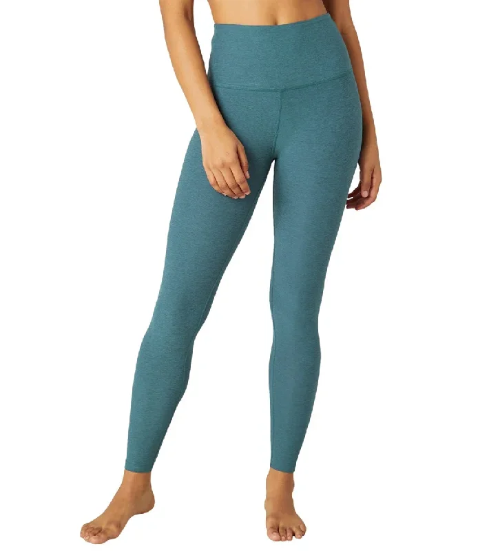 Beyond Yoga Spacedye High Waisted Caught In The Midi 7/8 Yoga Leggings Stellar Blue Heather