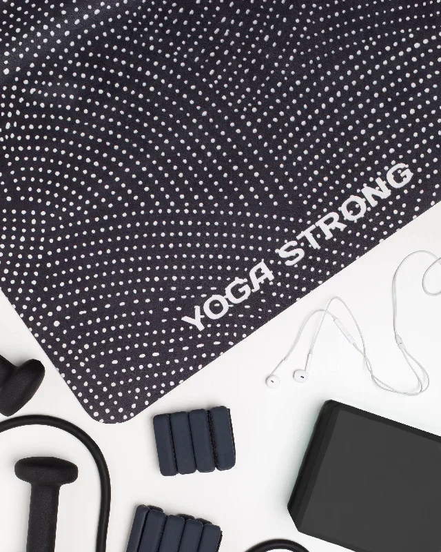 black-white-polka-dot-yoga-mat