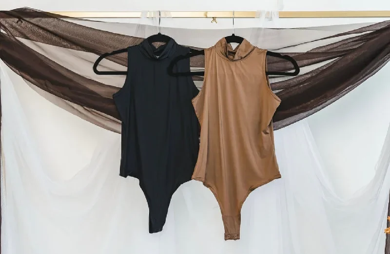 Buttery d u p e turtle neck bodysuits