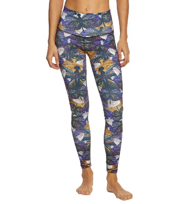 DYI High Waist Signature Empress Printed Yoga Leggings Empress