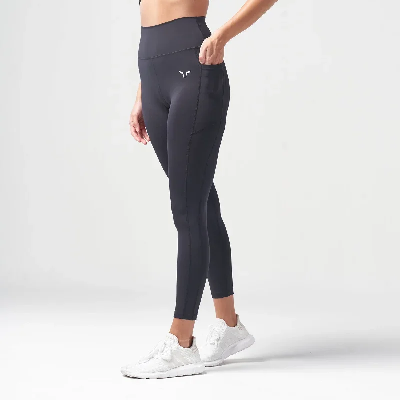 Essential Cropped Leggings 24" - Black