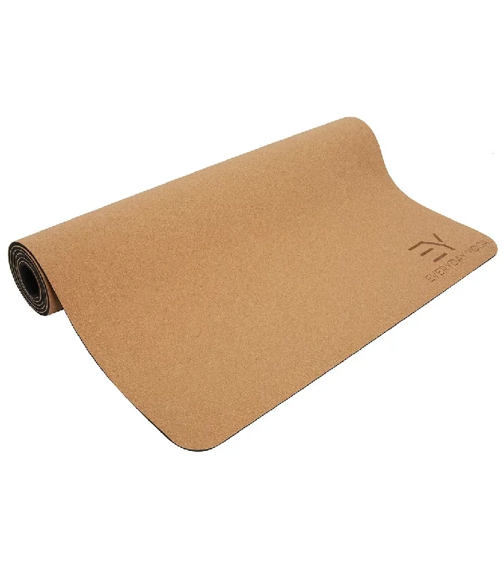 Everyday Yoga Cork Yoga Mat 72 x 26 Inch 5mm