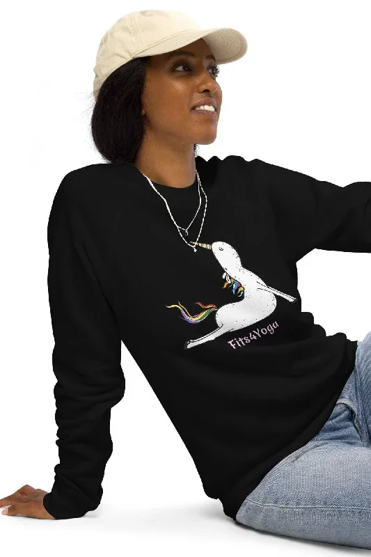 fits4yoga-unicorn-organic-raglan-sweatshirt