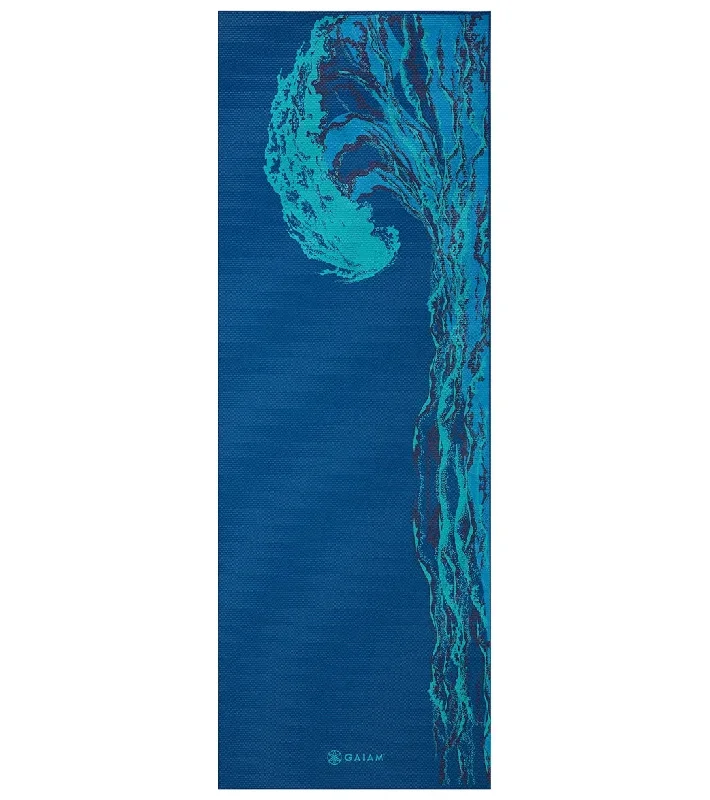 Gaiam 6mm Premium Reversible Yoga Mat Peaceful Waters