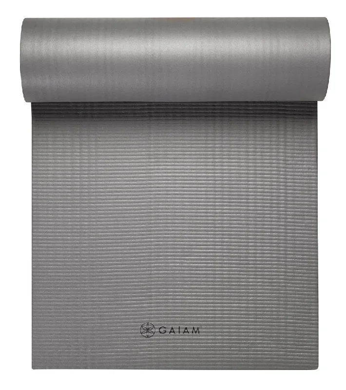 Gaiam Fitness Mat 23.6 15mm Grey