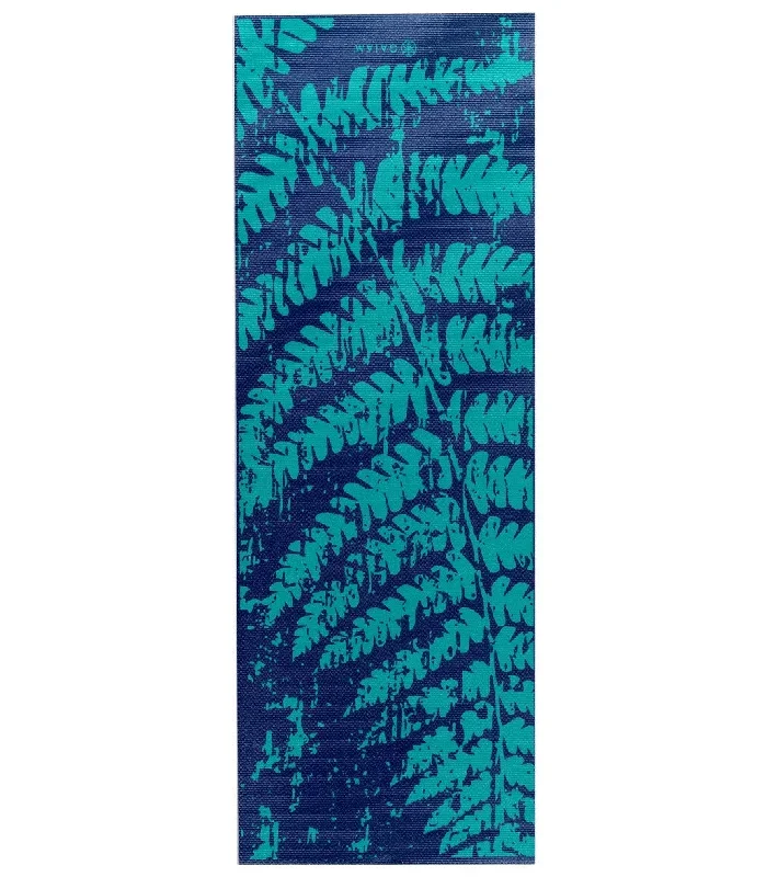 Gaiam Midnight Fern Printed Yoga Mat 68 4mm Midnight Fern