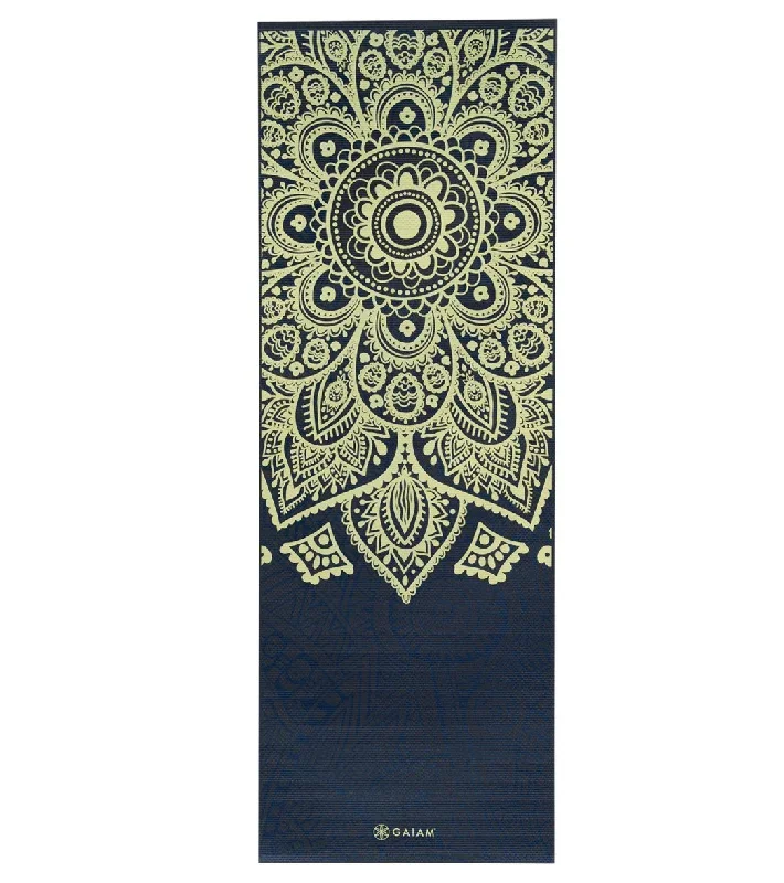 Gaiam Sundial Layers Printed Yoga Mat 68 6mm Extra Thick Sundial Layers