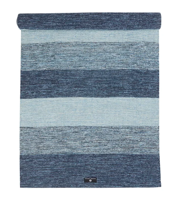 Hugger Mugger Cotton Yoga Rug 74 3mm Indigo Dream