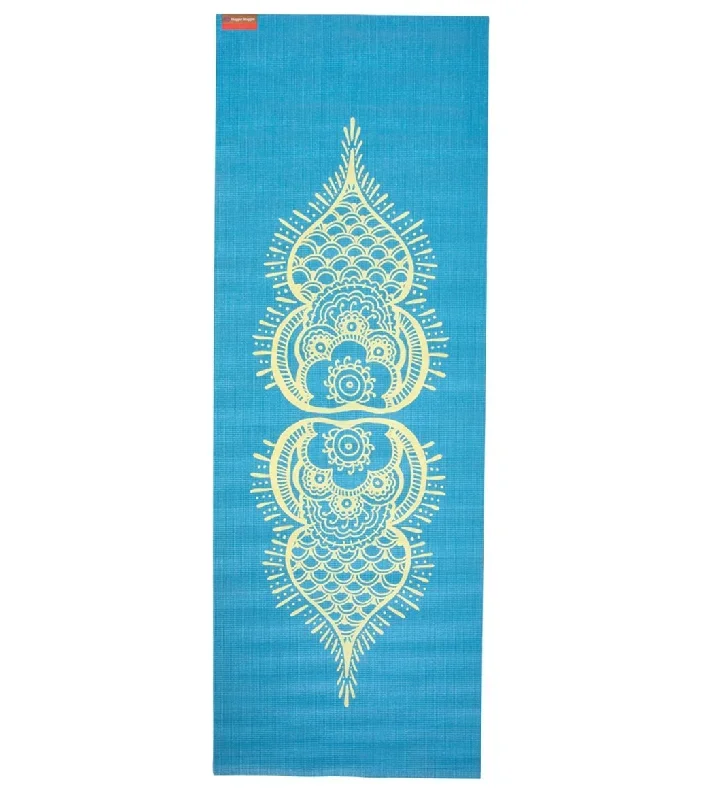 Hugger Mugger Gallery Collection Yoga Mat 68 3mm Blue Henna