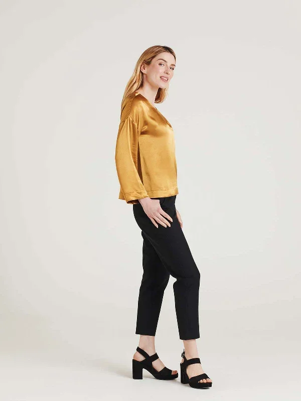 juanita-lenzing™-ecovero™-satin-blouse-gold