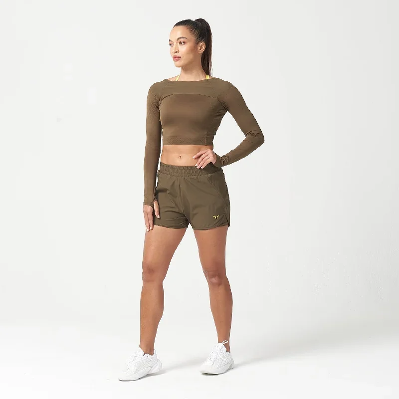 lab360-impact-crop-top-dark-olive