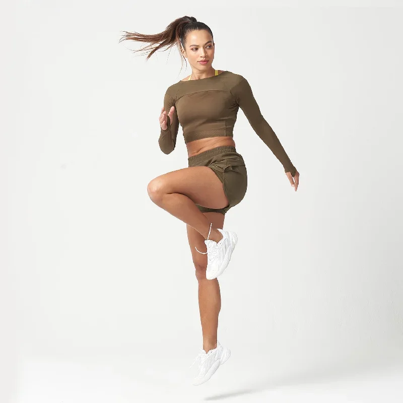 lab360-impact-crop-top-dark-olive