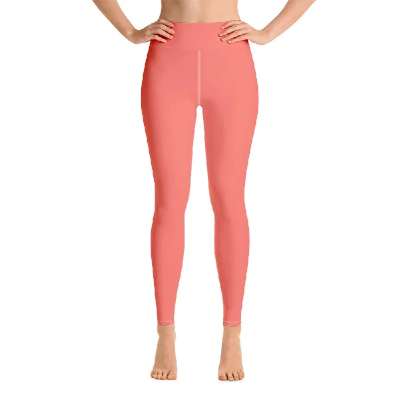 Living Coral Yoga Leggings