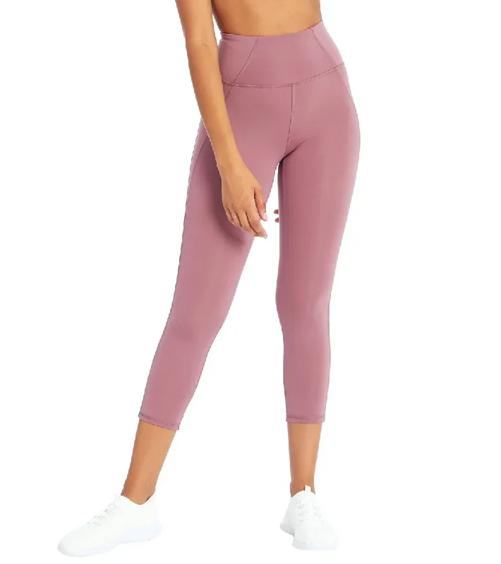 Marika High Waisted Lua Yoga Capris Dusky Orchid