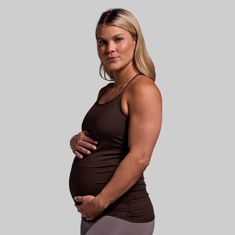 maternity-dropshot-tank-dark-brown