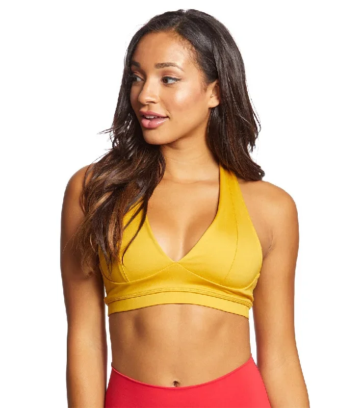 Mika Yoga Wear Genna Yoga Bra Mustard