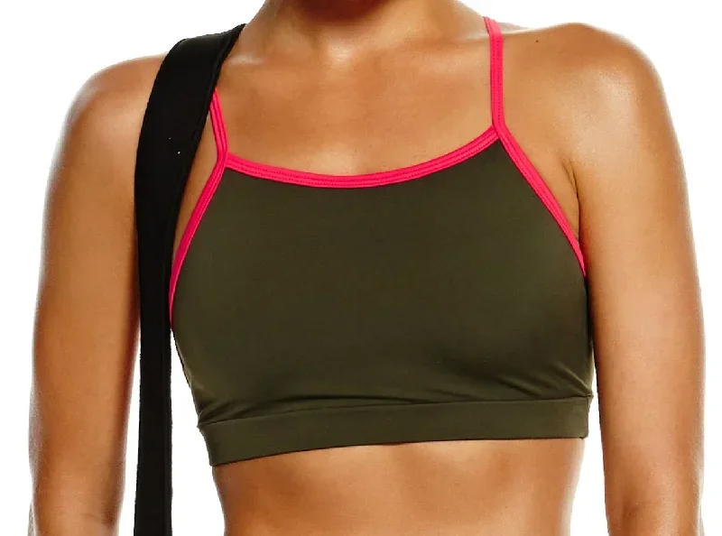 Onzie Hot Yoga Triangle Bra 378 With Trim