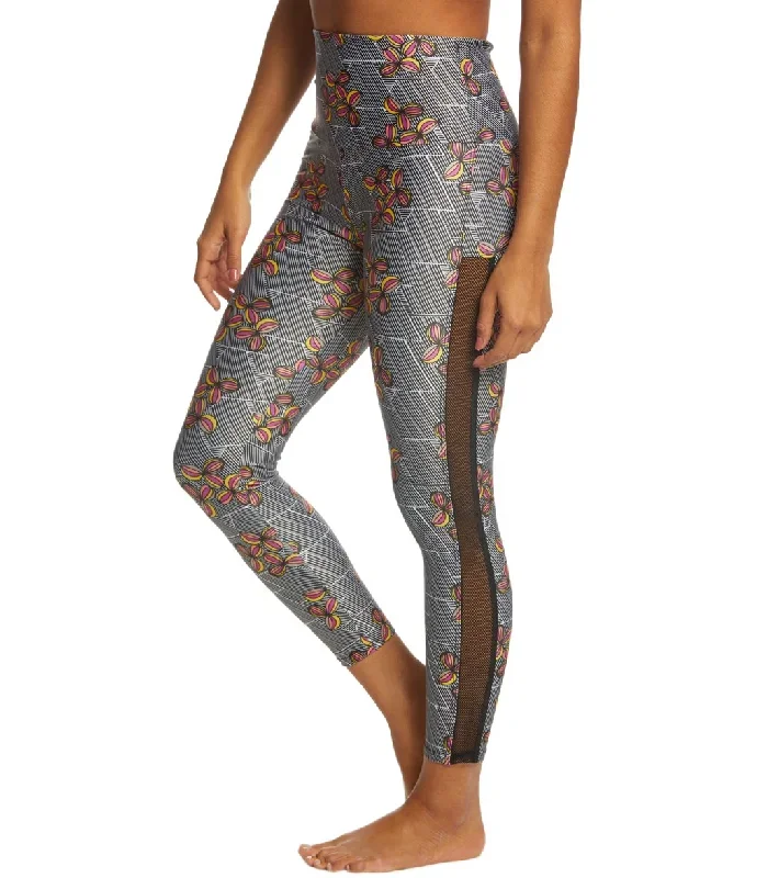 Onzie Side Runner Yoga Leggings Decco