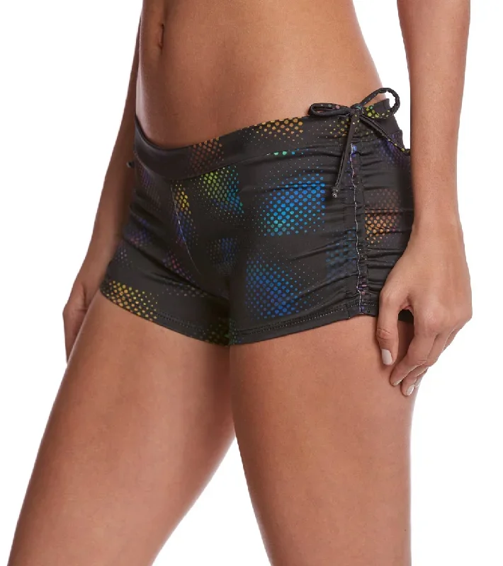 Onzie Side String Yoga Shorts Stained Glass