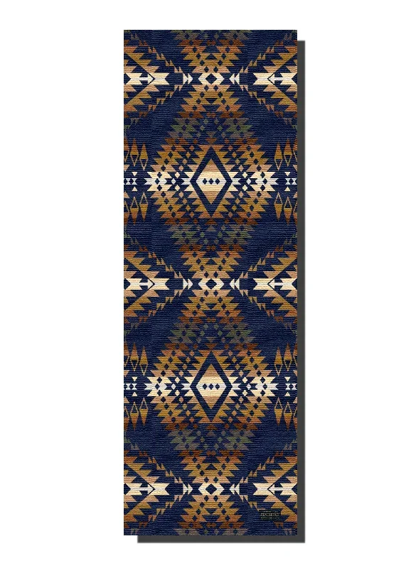 Ascend Yoga Mat Pendleton Mission Trail Navy Mat