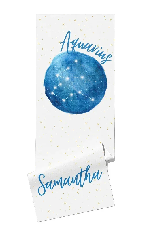 Personalized Star Sign Constellation Yoga Mat