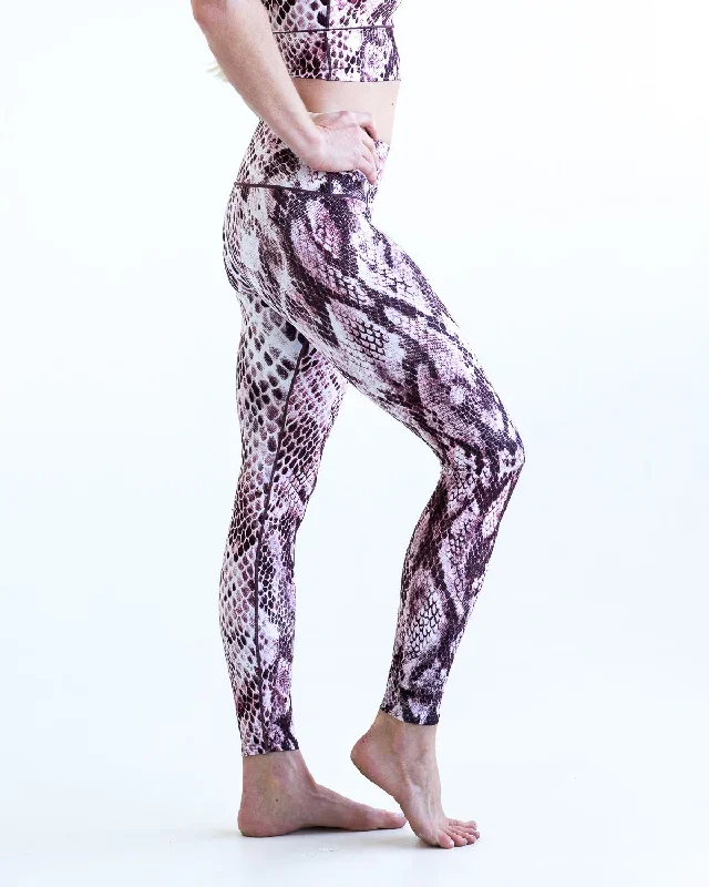 Pink Snakeskin Yoga Pants *FINAL SALE*