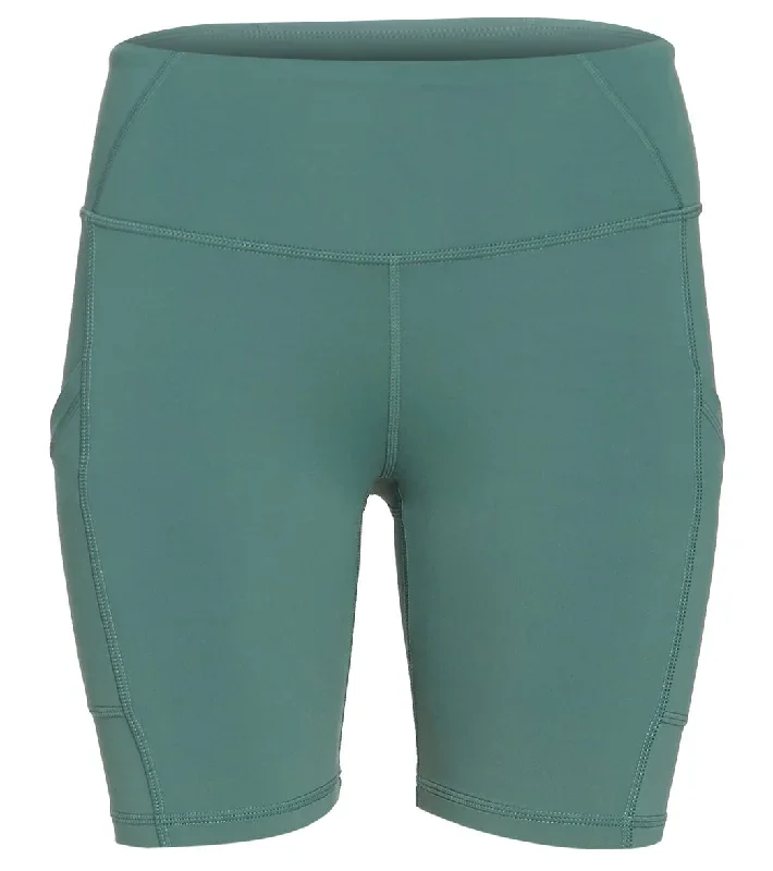 prAna Electa Yoga Shorts Peacock