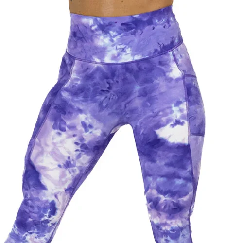 Dye Hard Leggings | Purple