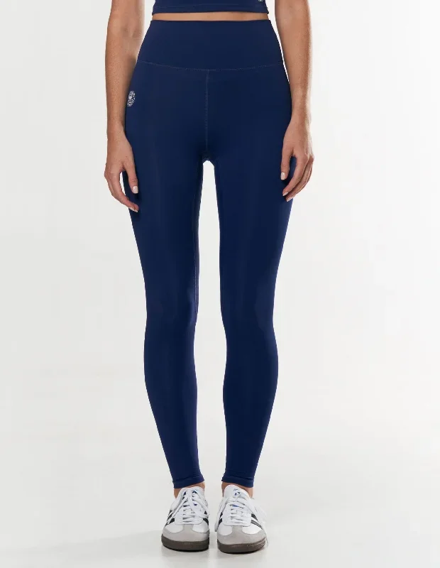 Racquet Club Full Length Tights - Navy