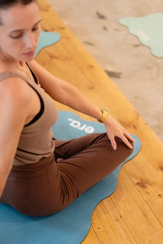 Sample Wave Grip+ Teal Yoga & Pilates Mat