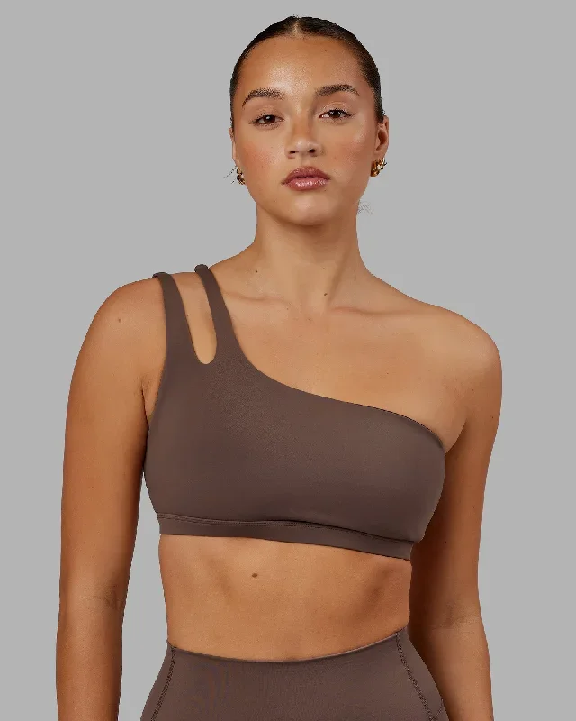 Set Up Sports Bra - Peppercorn