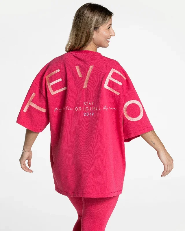 Signature Oversized T-Shirt Berry