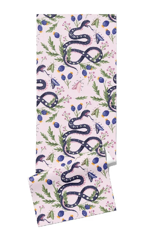 Snakes and Moths Yoga Mat