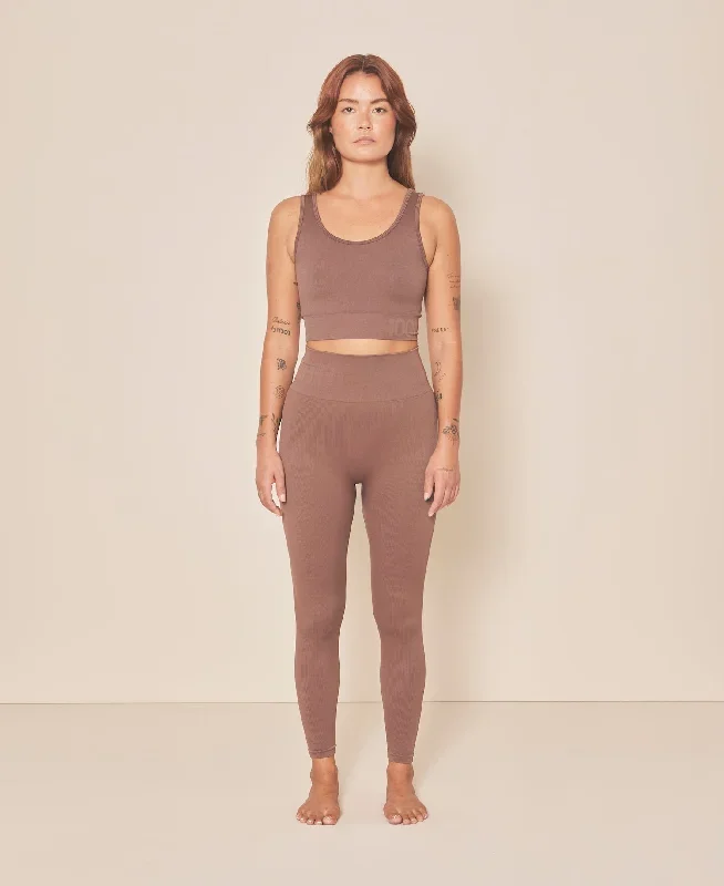 Soft Rib Leggings - Juniper