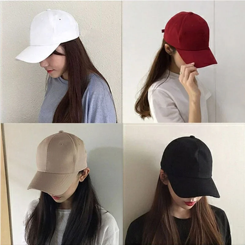 Solid color baseball cap Outdoor sun shield cap 14 colors