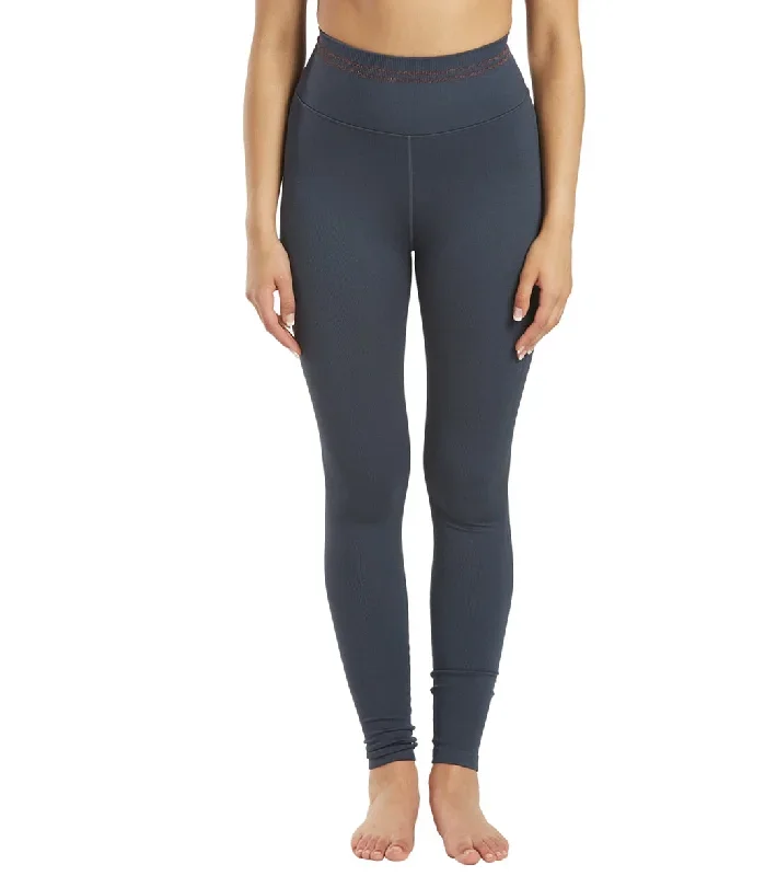 Spiritual Gangster Ananda Lurex Leggings Slate