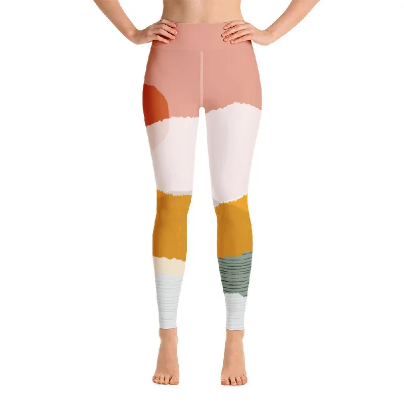 Sorbet Sunset Yoga Leggings