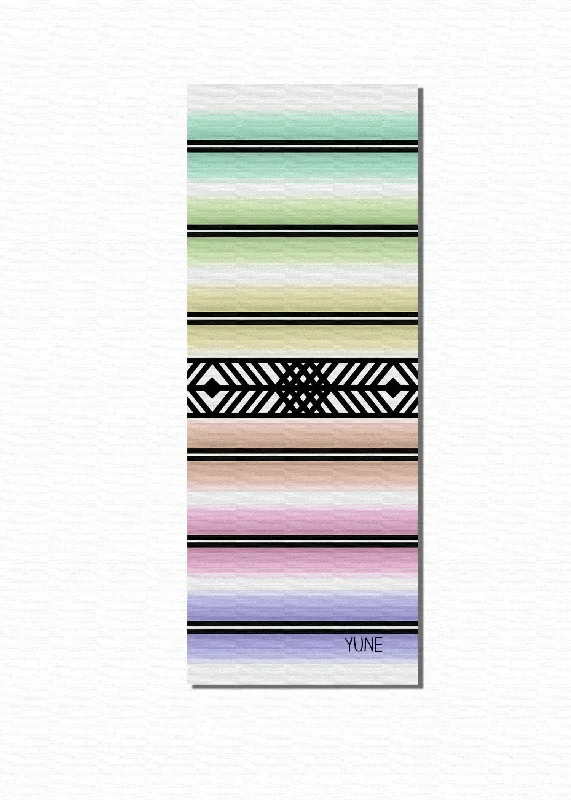 Yune Yoga Striped Exercise Mat Helena