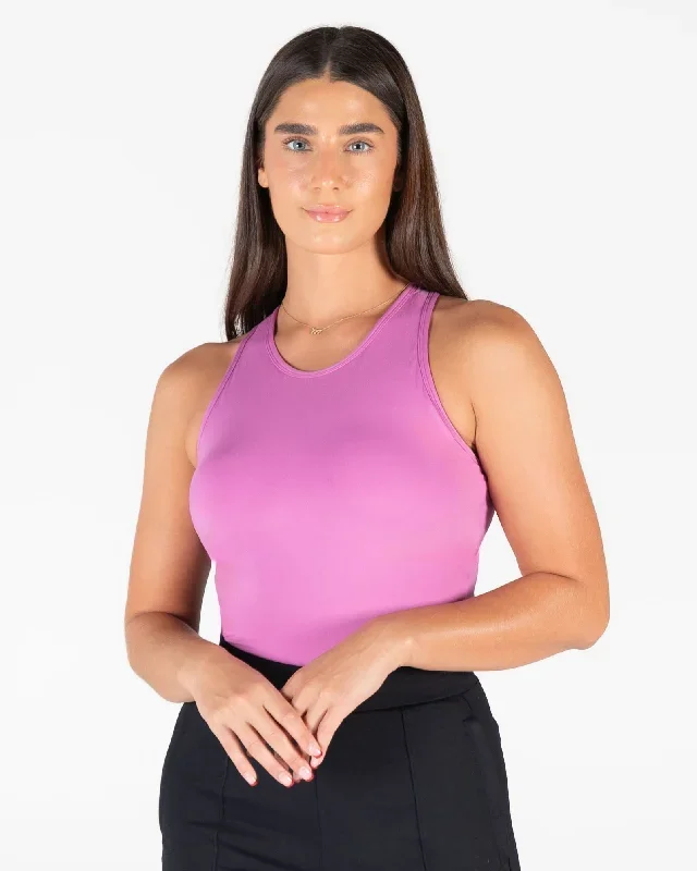 Vinyasa Crop Top - Fuchsia