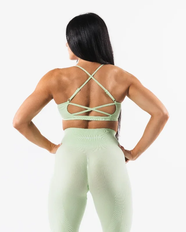 Amplify Back Cross Bra - Citrus Frost