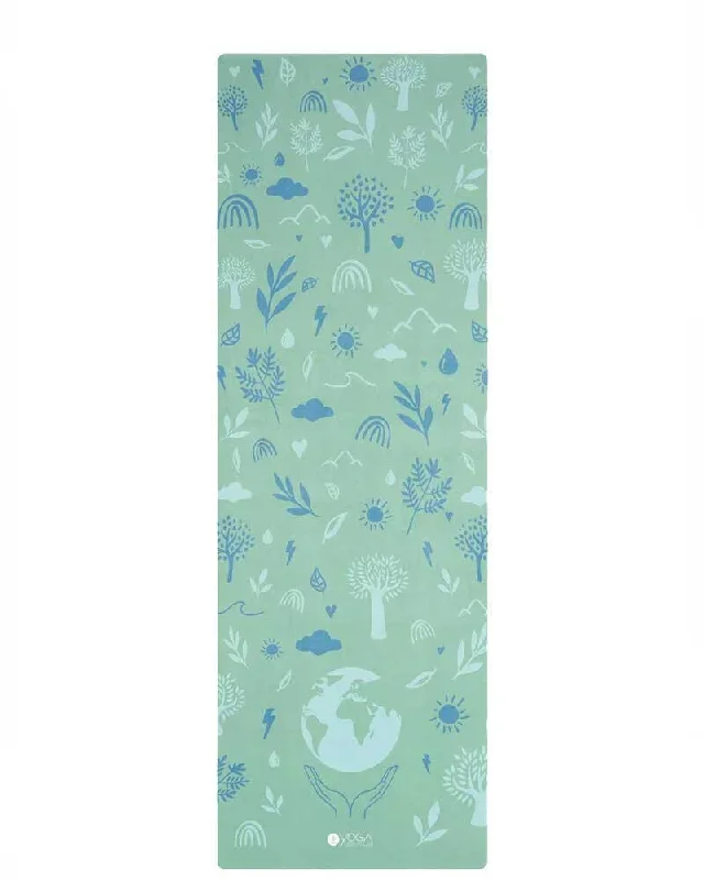 Combo Yoga Mat - 2-in-1 (Mat + Towel) - Earth Green