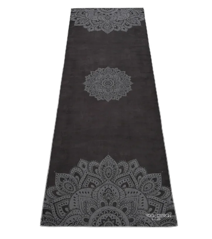 Yoga Design Lab Mat Yoga Towel Mandala Black